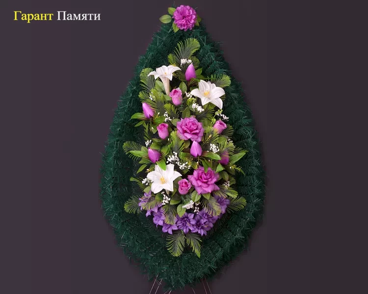 Венок Капля объемная , Ёлка 025